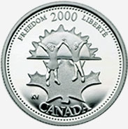 25 cents 2000 - November - Freedom