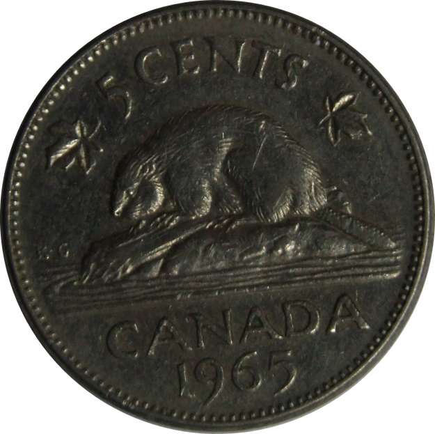 1965 5 cent extra claw - Coinsandcanada.com