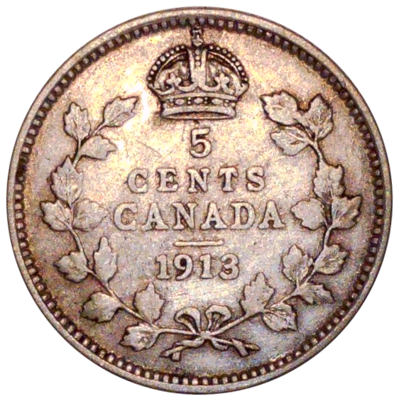 1913 Canada 5 Cents - r.png