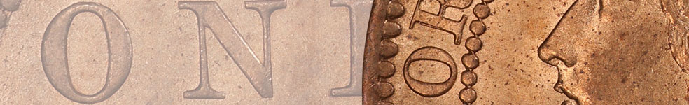 Valeur des pièces de 1 cent de 1858 à 1901