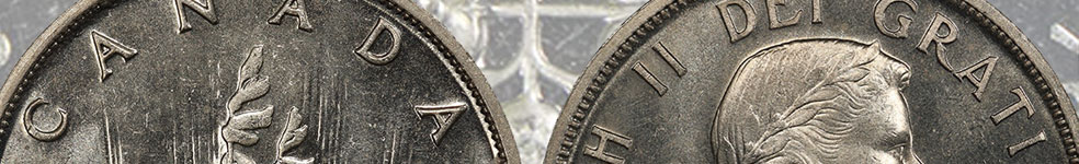 Valeur des pièces de 1 dollar de 1953 à 1964