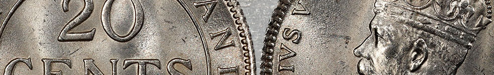 Valeur des pièces de 20 cents de 1865 à 1912 de Terre-Neuve