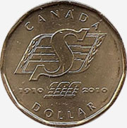 CANADA 1$ Dollar 2010 L in MS 