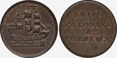 Ships, colonies and commerce - Médaille - Jeton