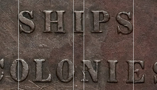 Ships, colonies and commerce - Ships aligned left - Token